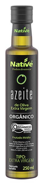 cesta organica azeite de oliva virgem organico 250ml native