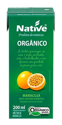 cesta organica suco maracuja organico 200ml native